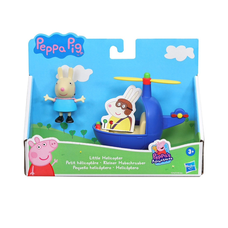 Ігровий набір Peppa - ГВИНТОКРИЛ РЕБЕККИ (гвинтокрил, фігурка Ребекки)