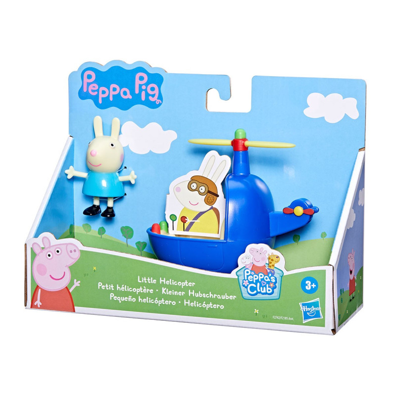 Ігровий набір Peppa - ГВИНТОКРИЛ РЕБЕККИ (гвинтокрил, фігурка Ребекки)
