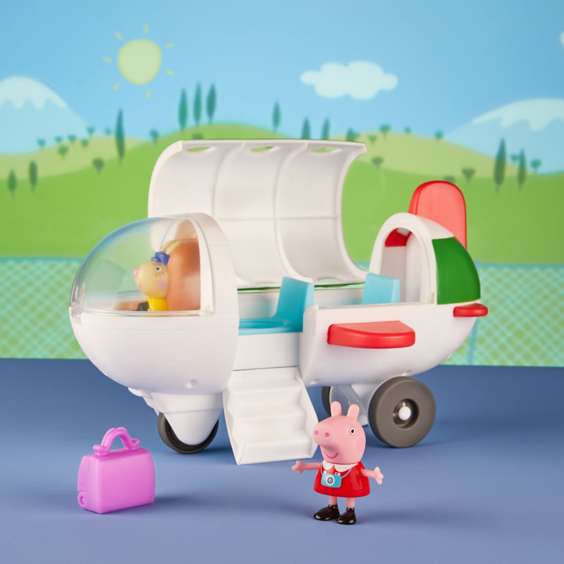 Ігровий набір Peppa - ЛІТАК ПЕППИ (літак, фiгурка Пеппи, аксесуар)