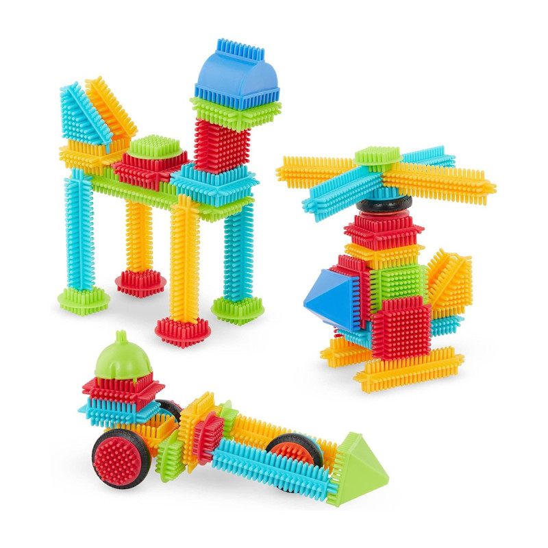 Конструктор серії Bristle Blocks - БУДІВЕЛЬНИК (56 деталей, у коробці)