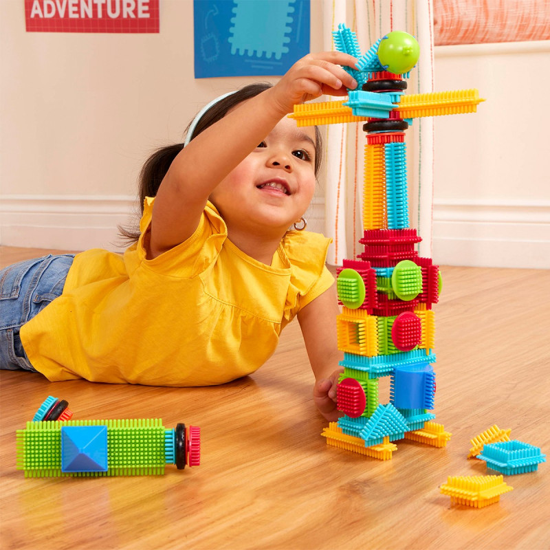 Конструктор серії Bristle Blocks - БУДІВЕЛЬНИК (56 деталей, у коробці)