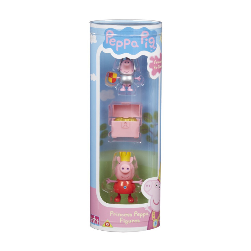 Набір фігурок Peppa серії "Принцеса" - ПРИНЦЕСА ПЕППА ТА СЕР ДЖОРДЖ СІЛЬВЕР (з аксесуаром)