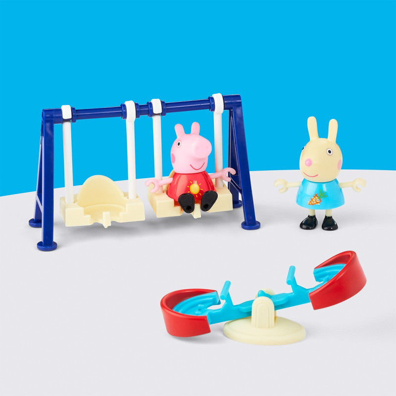 Ігровий набір PEPPA FIGURINES серії "Моменти з Пеппою" – ПРИГОДИ НА ГОЙДАЛКАХ