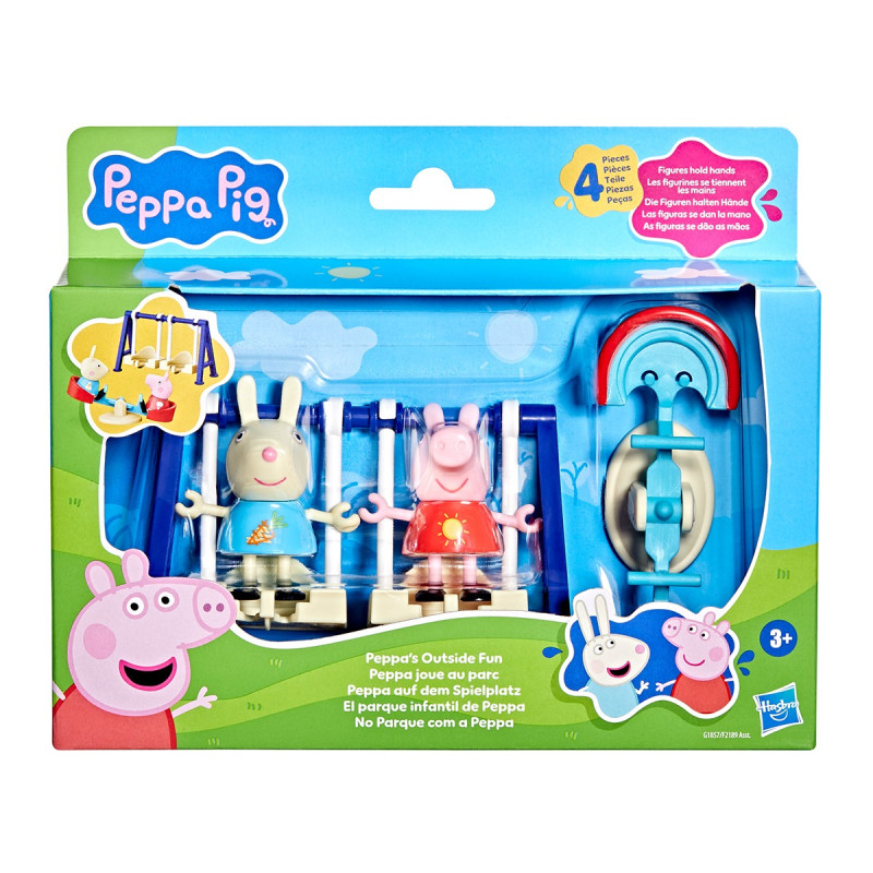 Ігровий набір PEPPA FIGURINES серії "Моменти з Пеппою" – ПРИГОДИ НА ГОЙДАЛКАХ