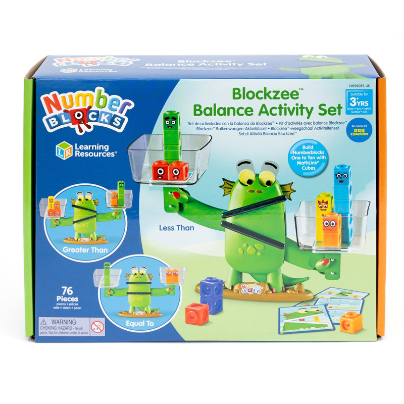 Навчальний ігровий набір LEARNING RESOURCES серії "Numberblocks" - ВАГИ BLOCKZEE™