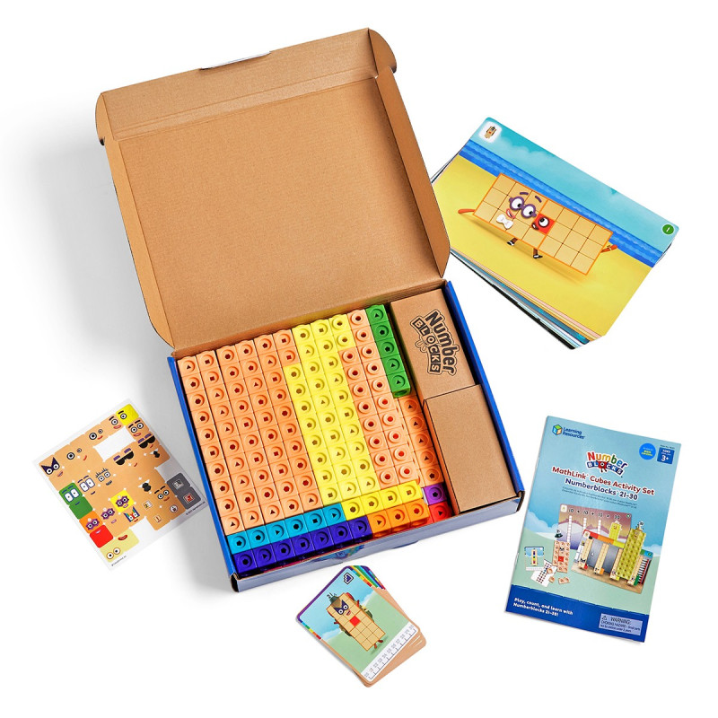 Навчальний ігровий набір LEARNING RESOURCES серії "Numberblocks" - ВЧИМОСЯ РАХУВАТИ 21-30 Mathlink®