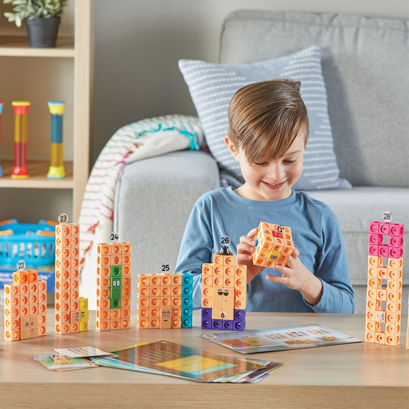 Навчальний ігровий набір LEARNING RESOURCES серії "Numberblocks" - ВЧИМОСЯ РАХУВАТИ 21-30 Mathlink®