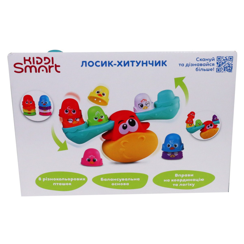 Іграшка-балансир, що розвиває, KIDDI SMART – ЛОСИК-ХИТУНЧИК