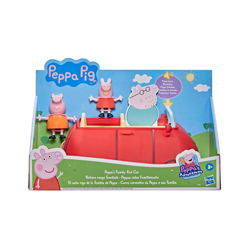 Ігровий набір Peppa - МАШИНА СІМ'Ї ПЕППИ (2 фігурки, звук)