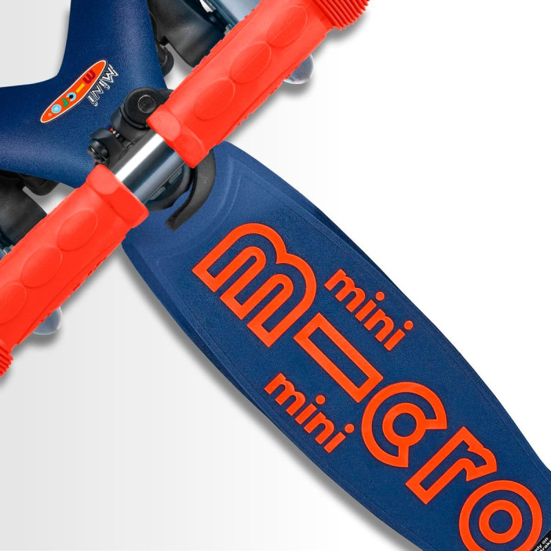 Самокат MICRO серії "Mini Deluxe" – ТЕМНО-СИНІЙ (до 50 kg, 3-х колісний)