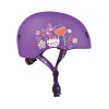 Захисний шолом MICRO - ФІОЛЕТОВИЙ З КВІТАМИ (48-53 cm, S)