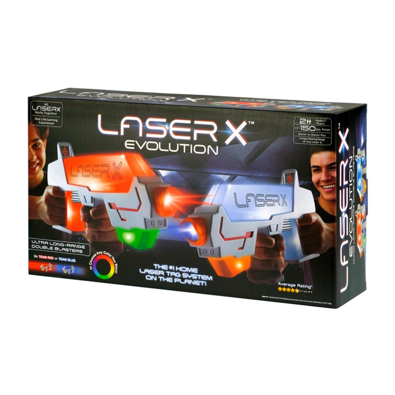 Ігровий набір для лазерних боїв - LASER X REVOLUTION LONG RANGE ДЛЯ ДВОХ ГРАВЦІВ