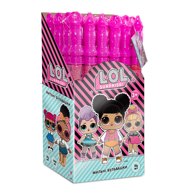 Чарівна палочка з мильними бульбашками - L.O.L. SURPRISE! (120 ml)