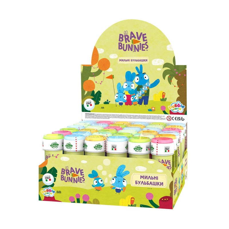 Мильні бульбашки – BRAVE BUNNIES (60 ml)