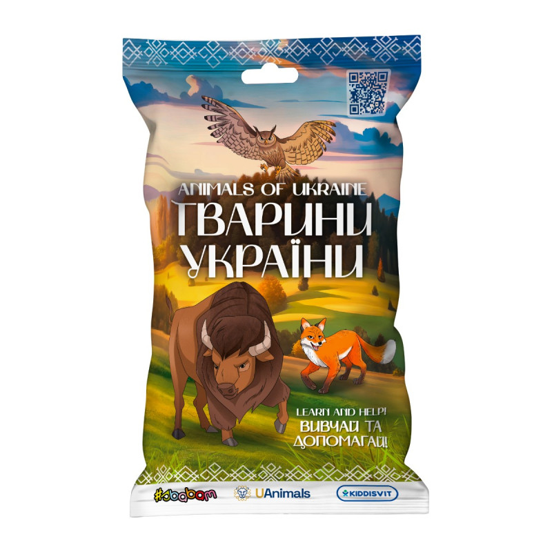 Дисплей стретч-іграшок у вигляді тварини – ТВАРИНИ УКРАЇНИ (12 шт.)