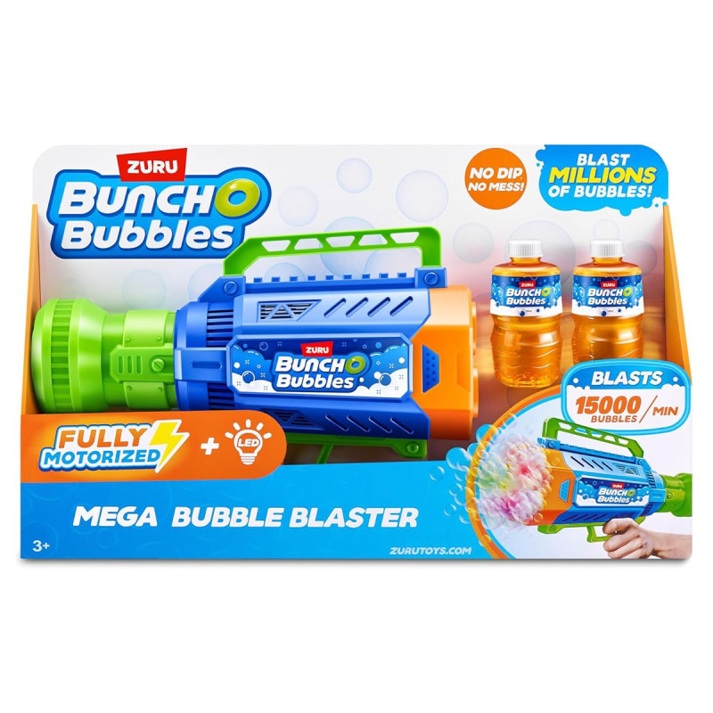 Ігровий набір BUNCH O BUBBLES серії "Large" S1 - БЛАСТЕР З МИЛЬНИМИ БУЛЬБАШКАМИ
