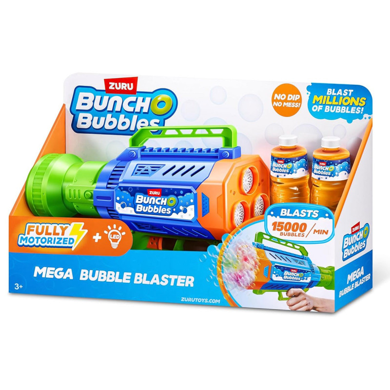 Ігровий набір BUNCH O BUBBLES серії "Large" S1 - БЛАСТЕР З МИЛЬНИМИ БУЛЬБАШКАМИ