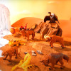 Стретч-іграшка у вигляді тварини DIRAMIX THE EPIC ANIMALS – ЛІД ПРОТИ ПУСТЕЛІ (в диспл.)