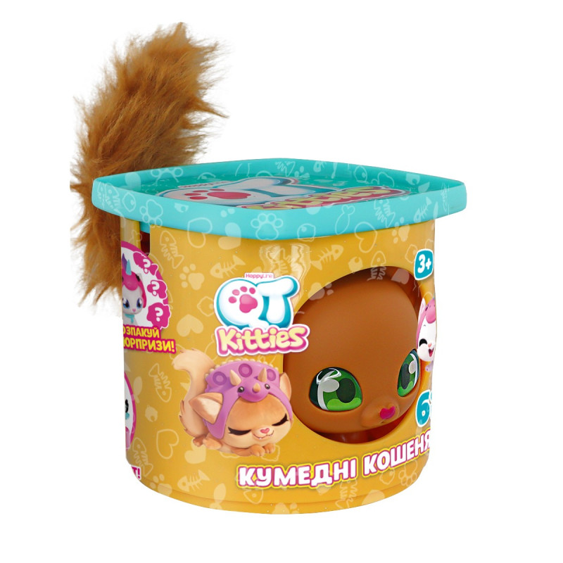 Ігровий набір QT KITTIES – КОШЕНЯ ДЖИНДЖЕР (фігурка, будиночок, аксесуари)