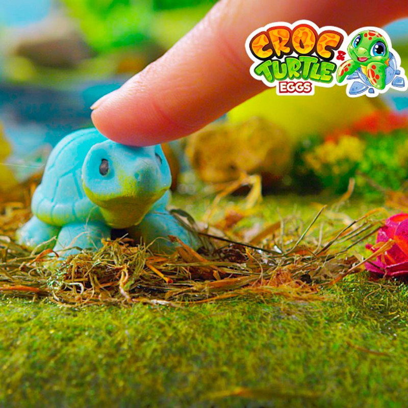 Іграшка, що зростає, в яйці «Croc & Turtle Eggs» - КРОКОДИЛИ ТА ЧЕРЕПАХИ (в диспл.)
