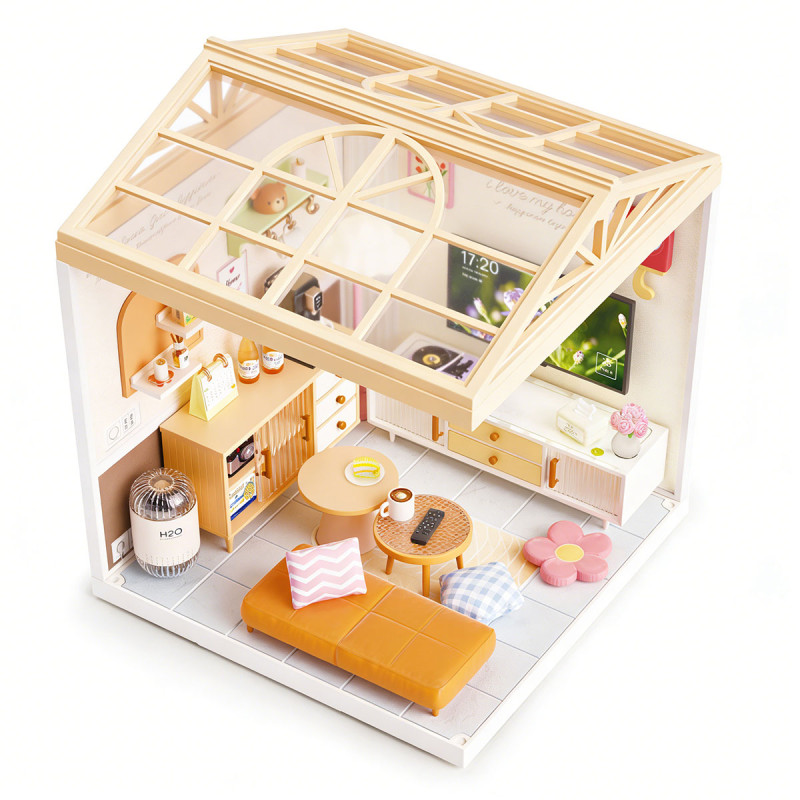 Конструктор-румбокс MINI HOUSE серії "Інтер'єр" – ВІТАЛЬНЯ (світло)
