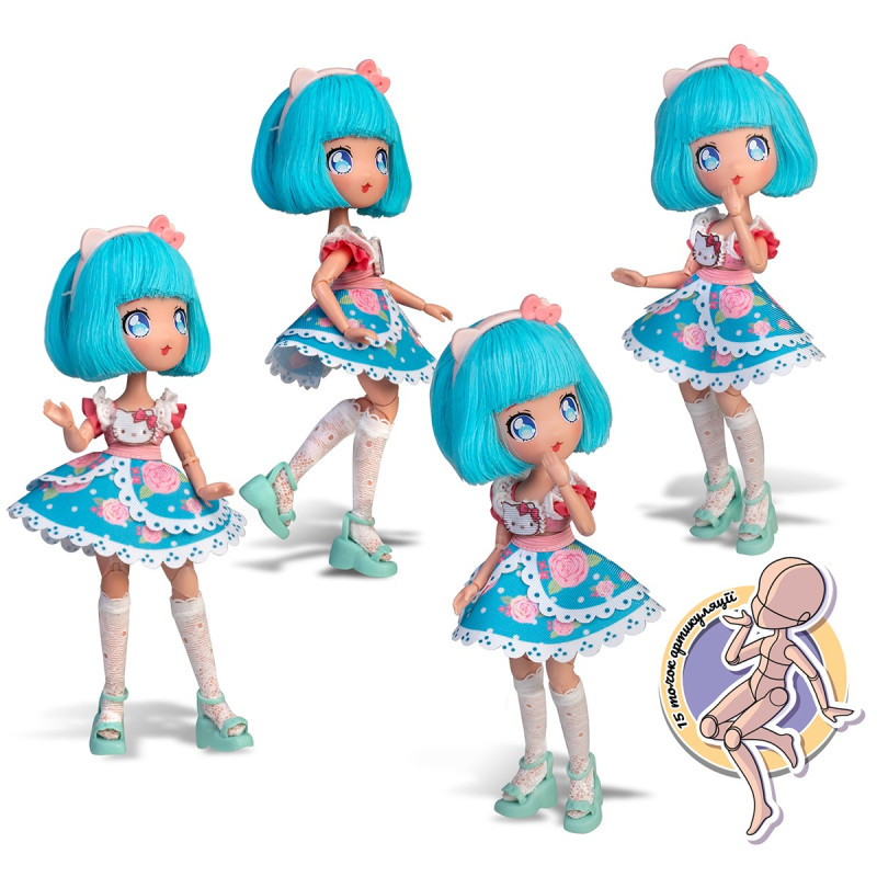 Лялька 4SF MANGA DOLLS серії "Hello Kitty" – КРАСУНЯ ПІНКгоирл