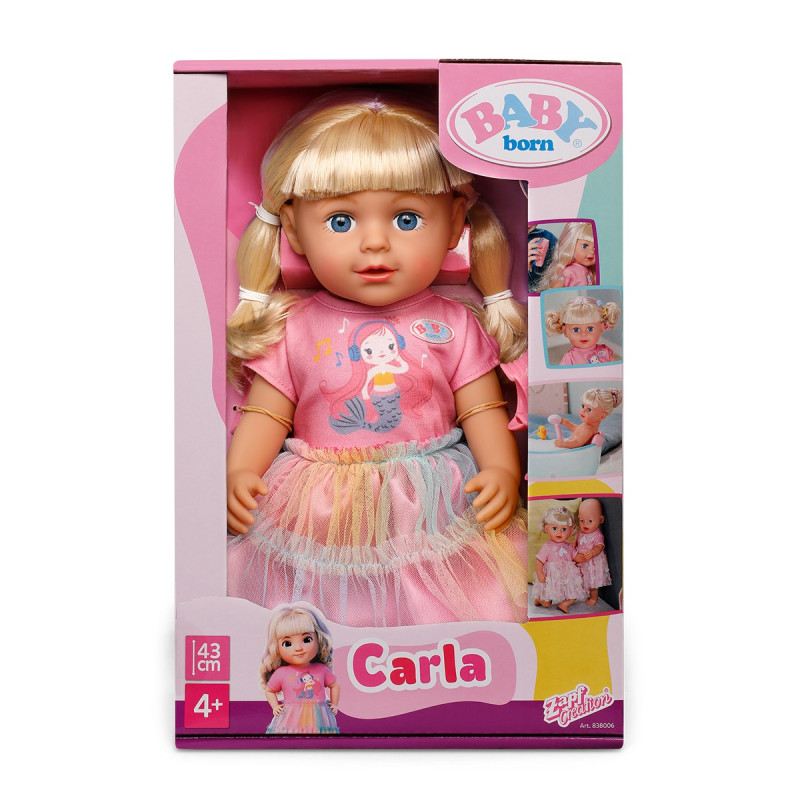 Лялька BABY BORN – ЧАРІВНА КАРЛА (43 см, з аксес.)