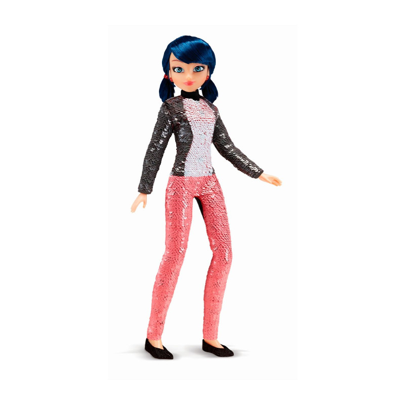 Лялька MIRACULOUS "Леді Баг і Супер-Кіт" у костюмі з паєтками - МОДНЕ ПЕРЕТВОРЕННЯ МАРІНЕТТ В ЛЕДІ БАГ
