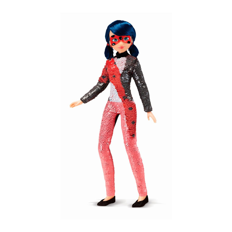 Лялька MIRACULOUS "Леді Баг і Супер-Кіт" у костюмі з паєтками - МОДНЕ ПЕРЕТВОРЕННЯ МАРІНЕТТ В ЛЕДІ БАГ