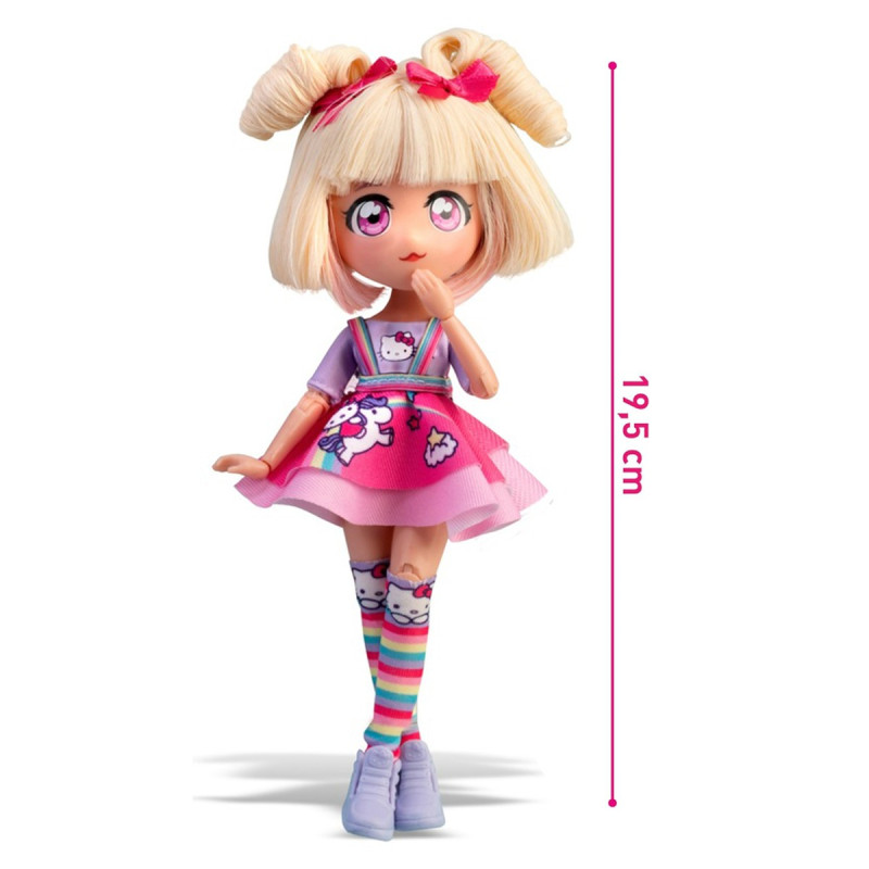 Лялька 4SF MANGA DOLLS серії "Hello Kitty" – ЦУКЕРОЧКА-ЄДИНОРІГ