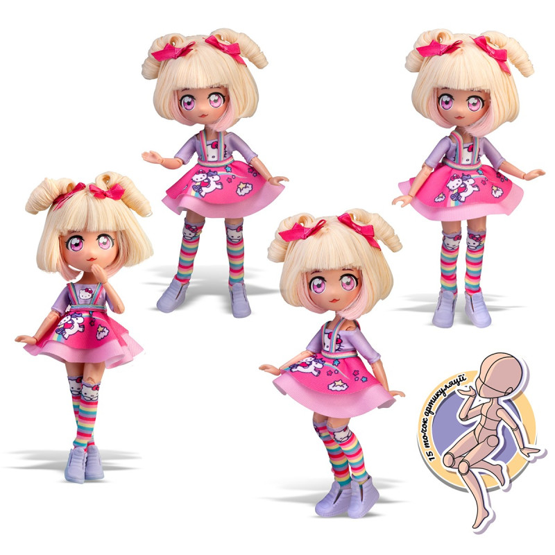 Лялька 4SF MANGA DOLLS серії "Hello Kitty" – ЦУКЕРОЧКА-ЄДИНОРІГ