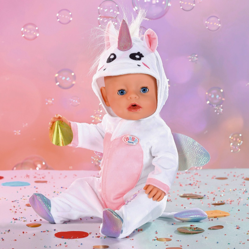 Одяг для ляльки BABY BORN - КОМБІНЕЗОНЧИК ЄДИНОРОГА (43 cm)