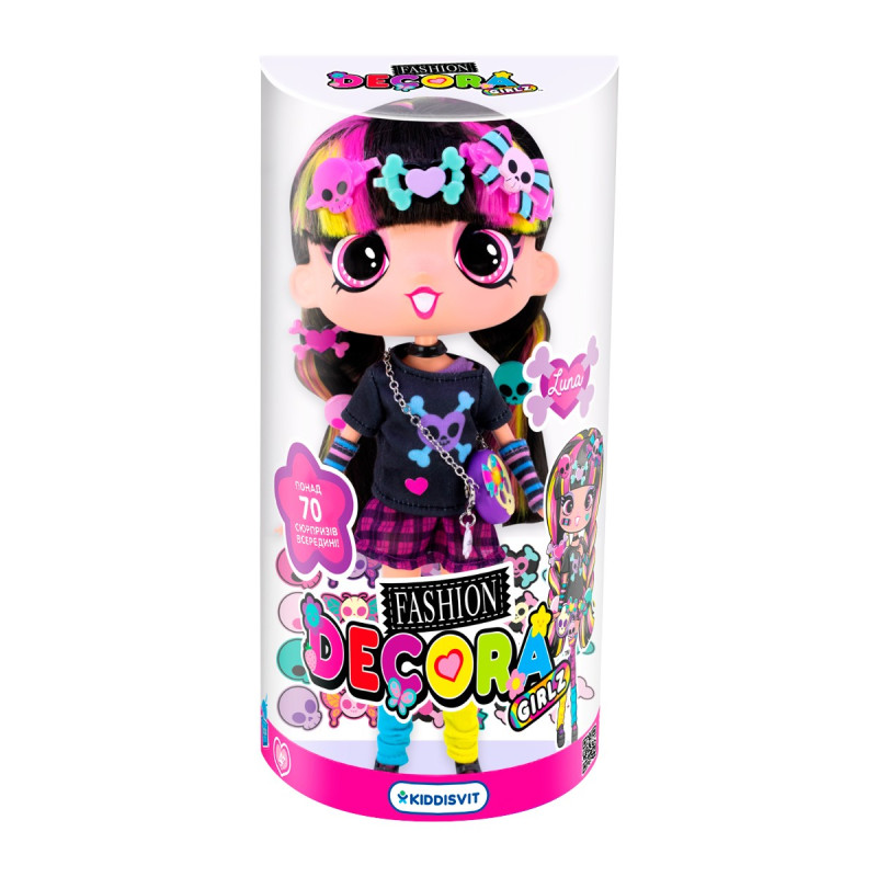 Ігровий набір з лялькою DECORA - ЛУНА (з аксес.)