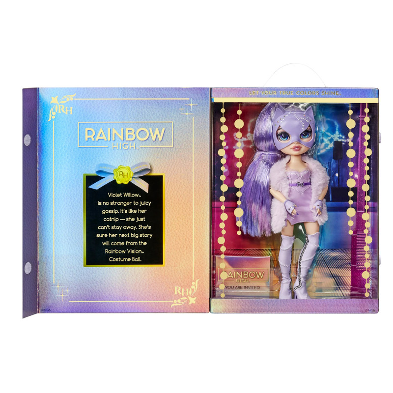 Лялька RAINBOW HIGH серії "Маскарад"- ВАЙОЛЕТ ВІЛЛОУ (з аксесуарами)