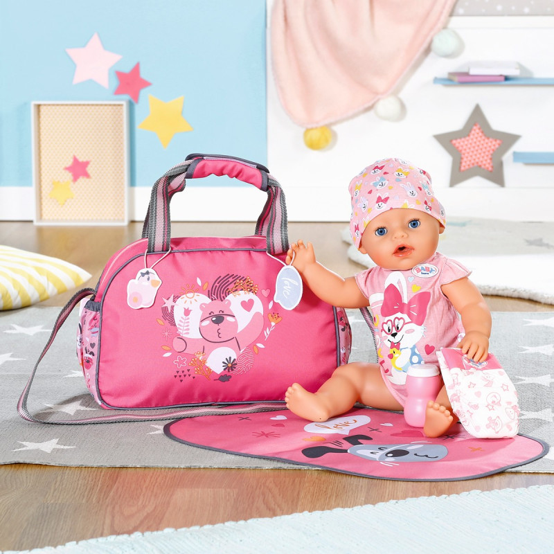 Сумка для ляльки BABY BORN - ТУРБОТА ПРО МАЛЮКА S2 (з аксесуарами)