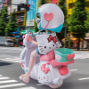 Ігровий набір 4SF MANGA DOLLS серії "Hello Kitty" – КРАСУНЯ ПІНК НА СКУТЕРІ (з аксес.)