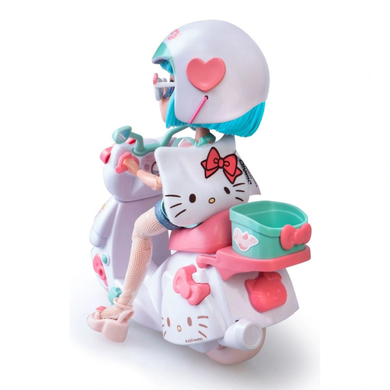 Ігровий набір 4SF MANGA DOLLS серії "Hello Kitty" – КРАСУНЯ ПІНК НА СКУТЕРІ (з аксес.)