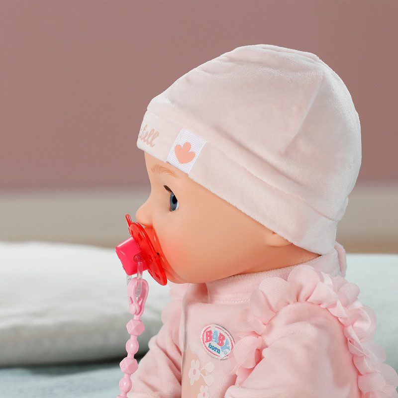 Пустушка для ляльки BABY BORN на кліпсі (рожева)