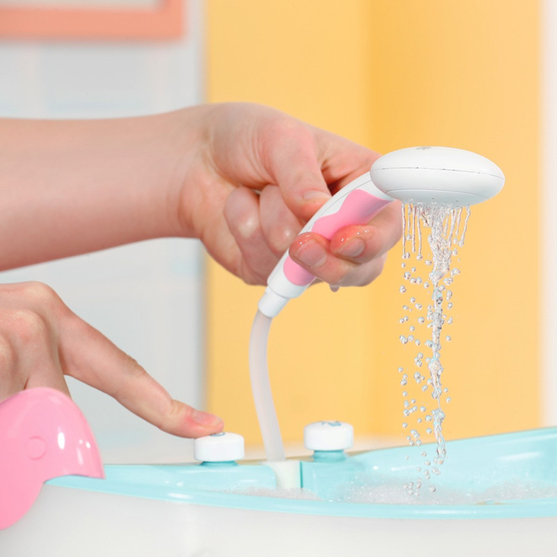 Автоматична ванночка для ляльки BABY BORN – ЛЕГКЕ КУПАННЯ (світло, звук)