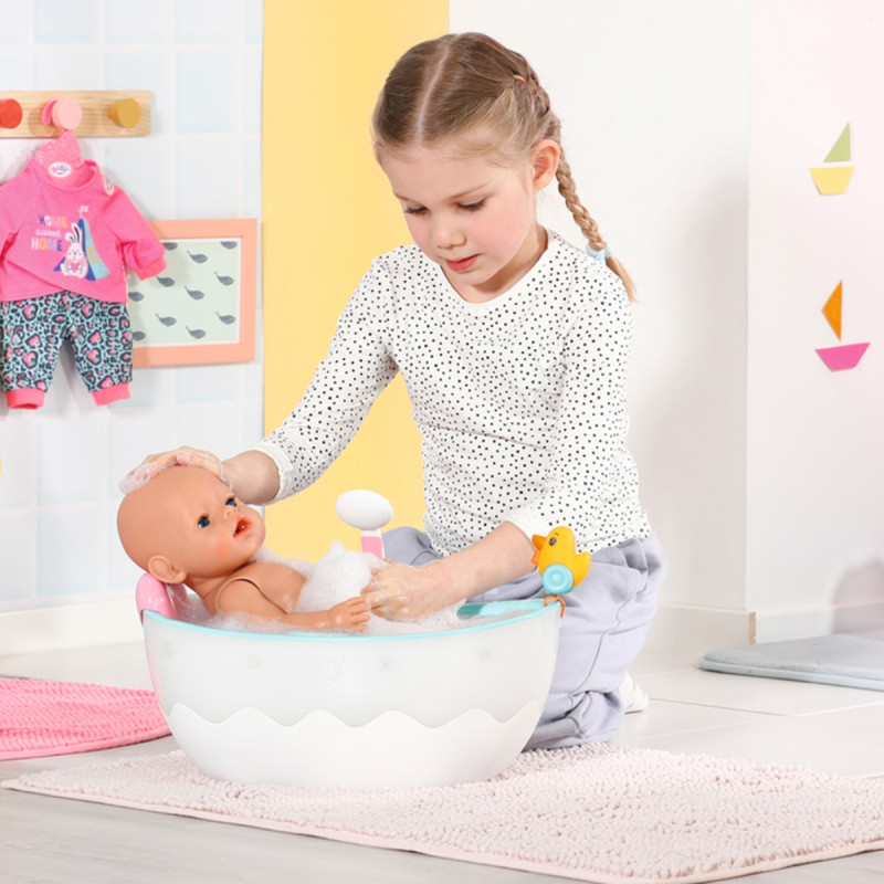 Автоматична ванночка для ляльки BABY BORN – ЛЕГКЕ КУПАННЯ (світло, звук)