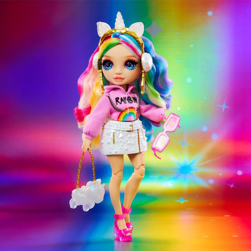 Ігровий набір з лялькою RAINBOW HIGH серії "Creative Crystals" - АМАЯ (з аксес.)