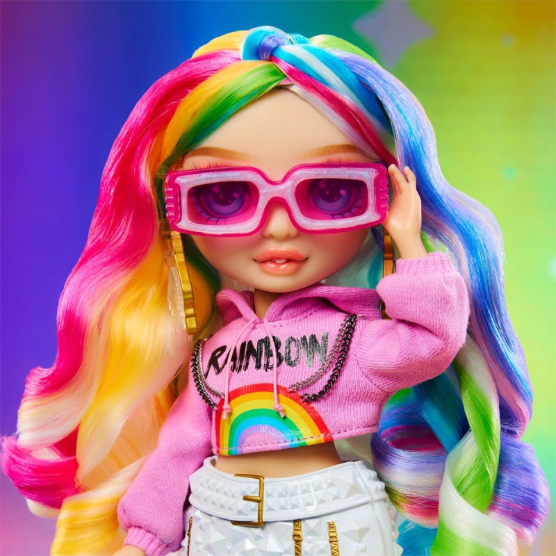 Ігровий набір з лялькою RAINBOW HIGH серії "Creative Crystals" - АМАЯ (з аксес.)