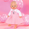 Одяг для ляльки BABY BORN - СУКНЯ З ЗАЙКОЮ (43 сm)