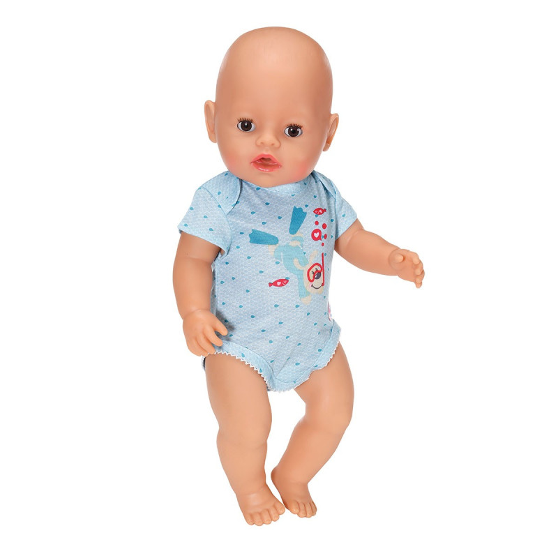 Одяг для ляльки BABY BORN - БОДІ S2 (блакитне)