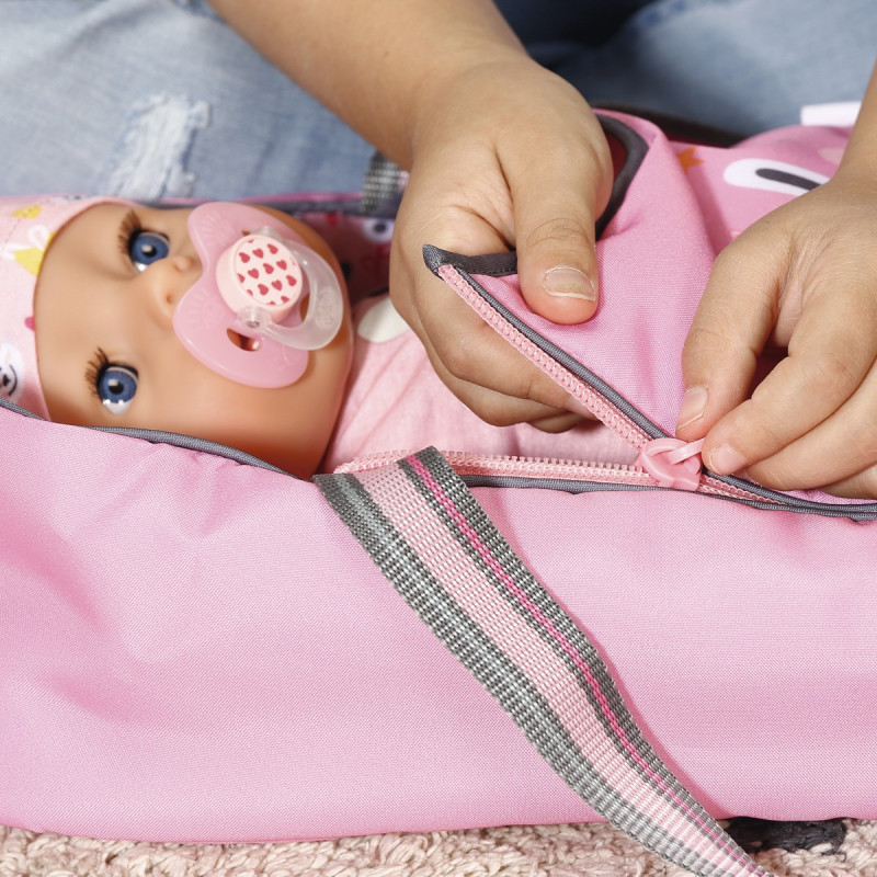 Люлька-переноска для ляльки BABY BORN 2 в 1 - СОЛОДКІ СНИ
