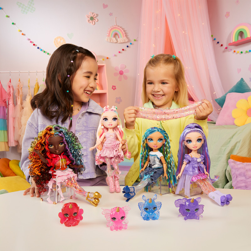 Ігровий набір з лялькою RAINBOW HIGH серії "Rainbow Shimmers" - ВІОЛЕТТА (зі слаймом)