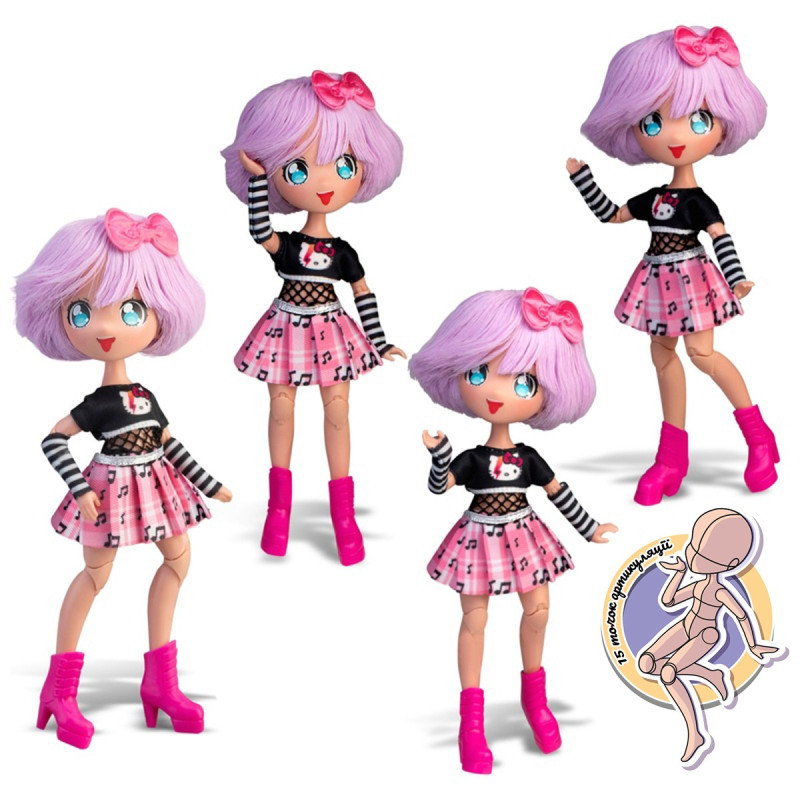 Лялька 4SF MANGA DOLLS серії "Hello Kitty" – ТЕДДІ РОК