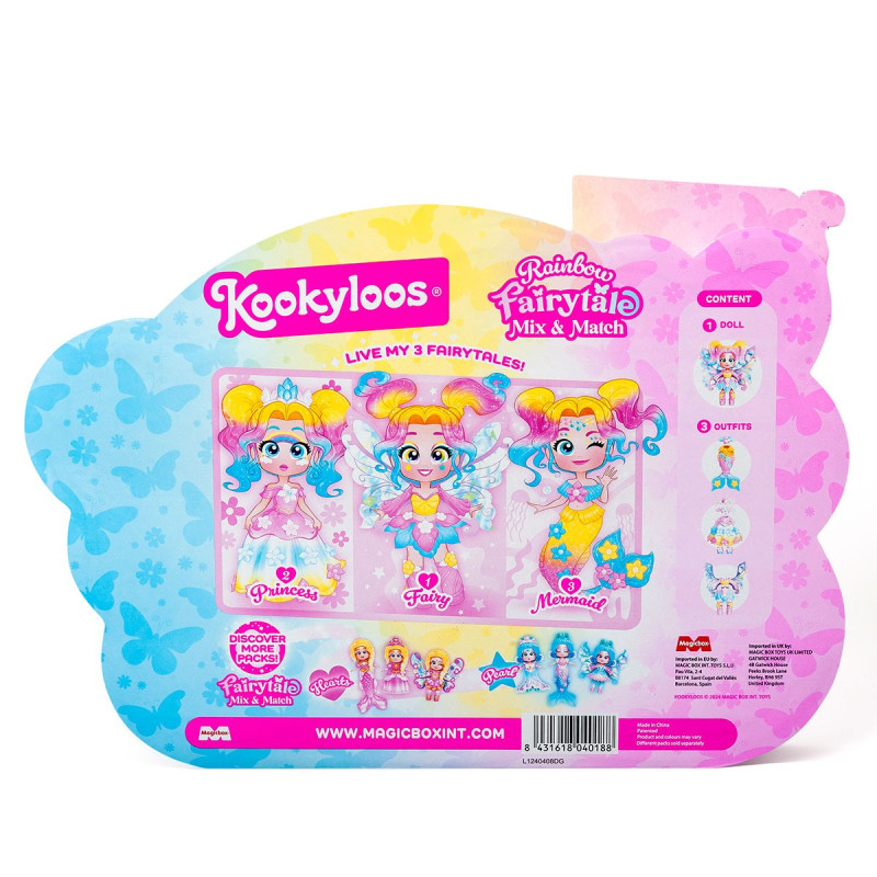 Ігровий набір з лялькою KOOKYLOOS серії "Fairytale" - РЕЙНБОУ