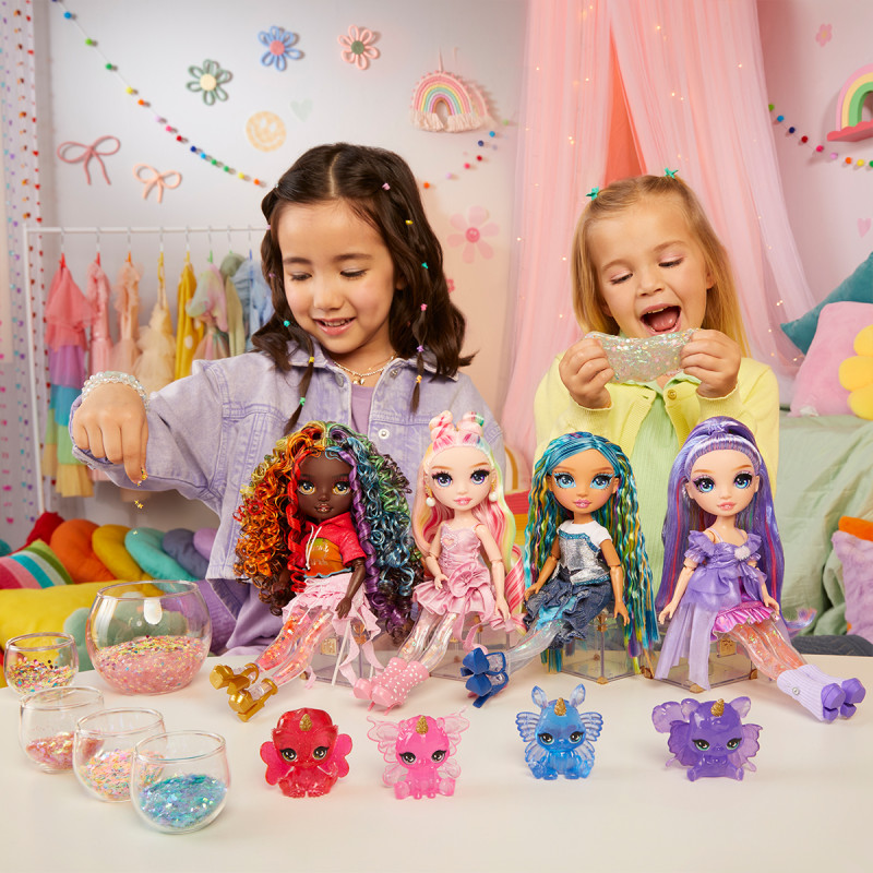 Ігровий набір з лялькою RAINBOW HIGH серії "Rainbow Shimmers" - БЕЛЛА (зі слаймом)