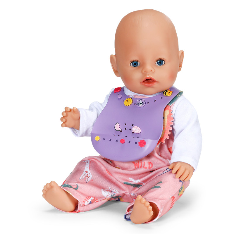 Нагрудник для ляльки BABY BORN серії "Pinplay" – СТИЛЬНЕ ГОДУВАННЯ
